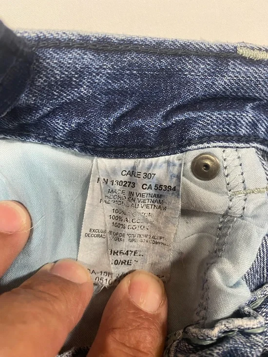 Rock 47 by Wrangler Blue Boot Cut Denim Jeans Boys 10 Reg - Picture 5 of 7